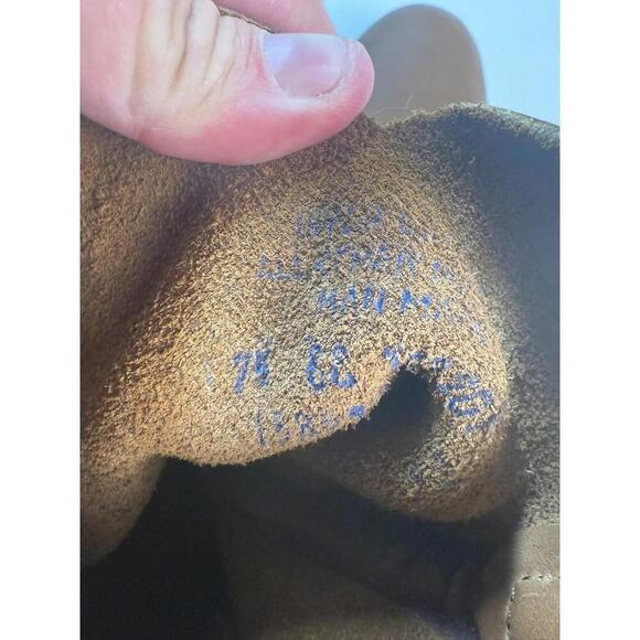 * NEW*Lehigh Leather Steel Toe Work Boots Size 7.5 Western Men’s - Picture 6 of 7